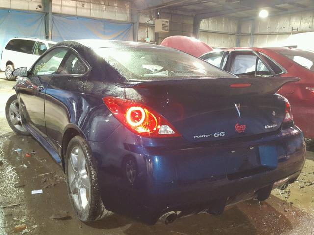 1G2ZM177484206774 - 2008 PONTIAC G6 GXP BLUE photo 3