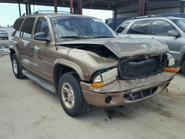 1B4HR28Y4YF292045 - 2000 DODGE DURANGO BROWN photo 1