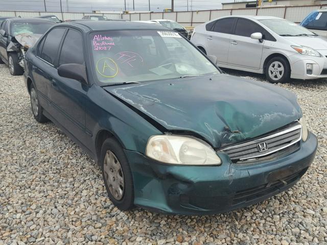 2HGEJ6617XH588265 - 1999 HONDA CIVIC BASE GREEN photo 1