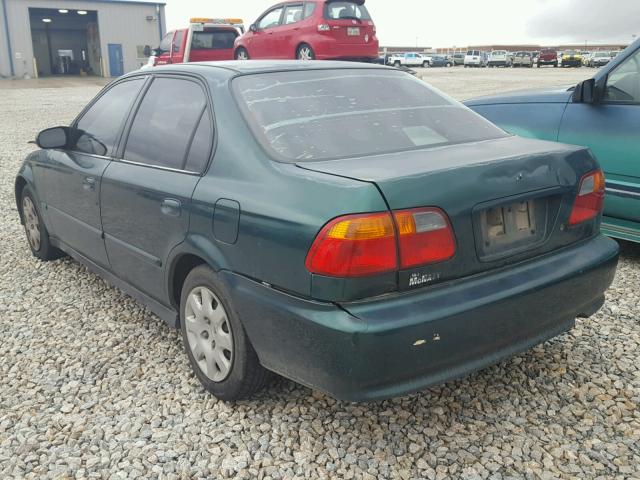 2HGEJ6617XH588265 - 1999 HONDA CIVIC BASE GREEN photo 3