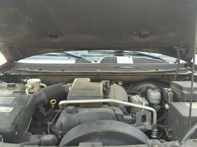 1GNDT13S642286384 - 2004 CHEVROLET TRAILBLAZE BLACK photo 7