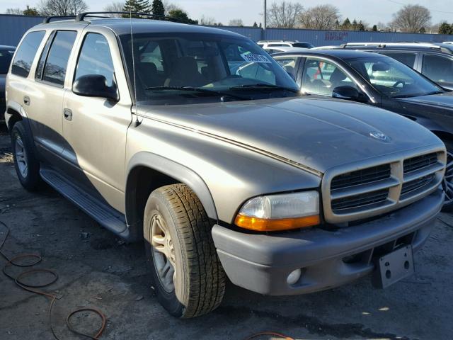 1D4HR38N33F613910 - 2003 DODGE DURANGO SP BEIGE photo 1