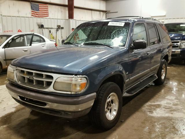 1FMZU35P2WZA35173 - 1998 FORD EXPLORER BLUE photo 2