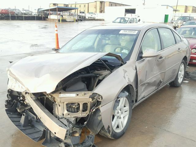 2G1WC581869182453 - 2006 CHEVROLET IMPALA LT BROWN photo 2