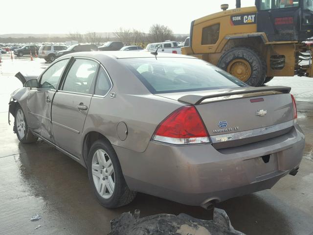 2G1WC581869182453 - 2006 CHEVROLET IMPALA LT BROWN photo 3