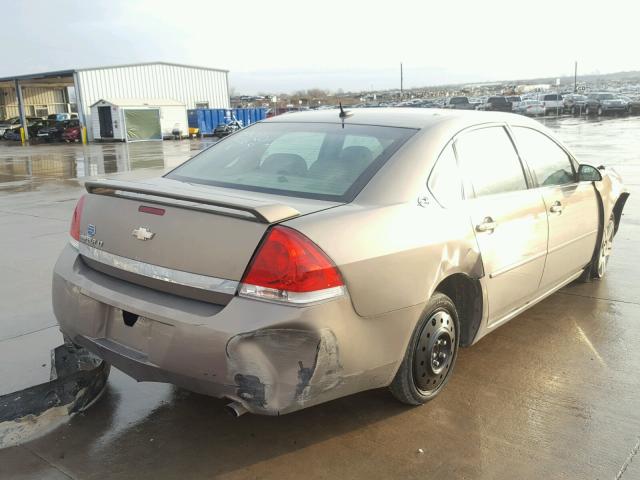 2G1WC581869182453 - 2006 CHEVROLET IMPALA LT BROWN photo 4