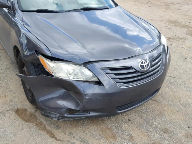 4T1BE46K99U318923 - 2009 TOYOTA CAMRY BASE GRAY photo 9