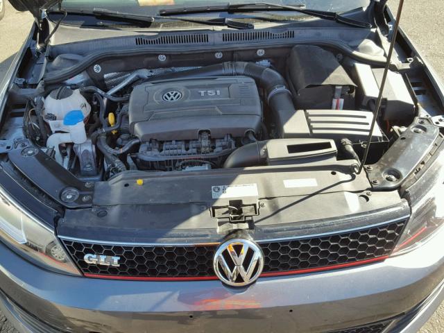 3VW4T7AJXFM403267 - 2015 VOLKSWAGEN JETTA GLI GRAY photo 7