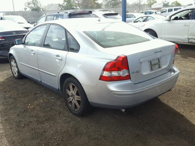 YV1MS682052045837 - 2005 VOLVO S40 T5 SILVER photo 3