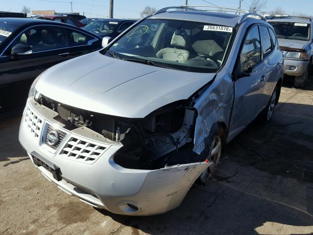 JN8AS5MV6AW102245 - 2010 NISSAN ROGUE S SILVER photo 2