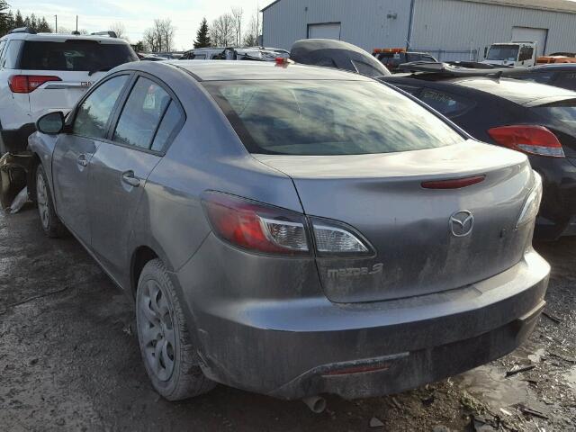 JM1BL1SF7A1251360 - 2010 MAZDA 3 I SILVER photo 3