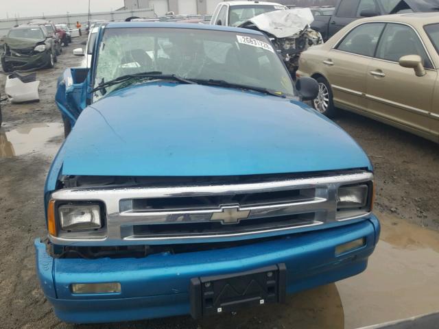 1GCCS14Z4RK129270 - 1994 CHEVROLET S TRUCK S1 BLUE photo 7