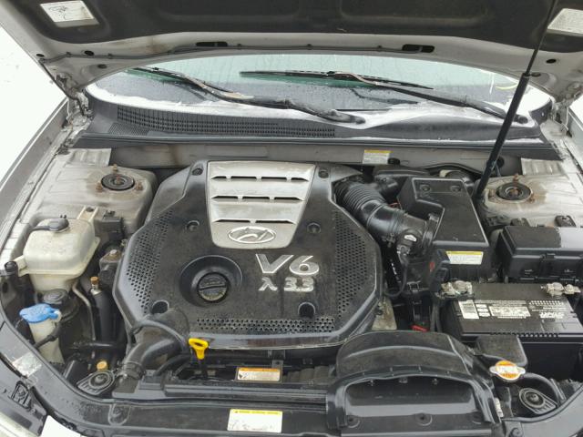 5NPEU46F16H004972 - 2006 HYUNDAI SONATA GLS SILVER photo 7