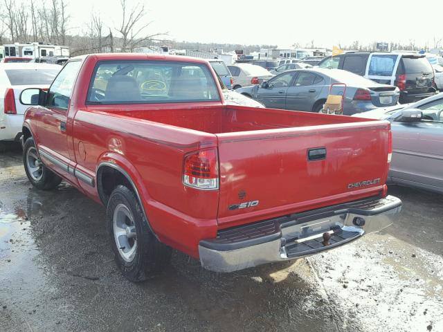 1GCCS14WX1K113066 - 2001 CHEVROLET S TRUCK S1 RED photo 3