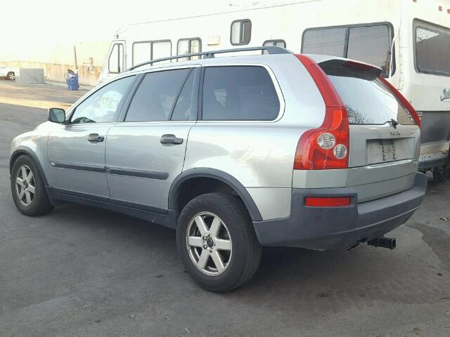 YV1CN59H341082255 - 2004 VOLVO XC90 SILVER photo 3
