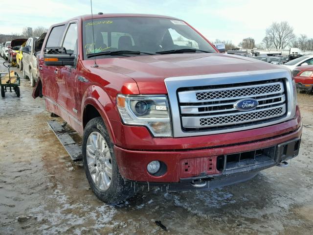 1FTFW1ET5EFC51148 - 2014 FORD F150 SUPER MAROON photo 1