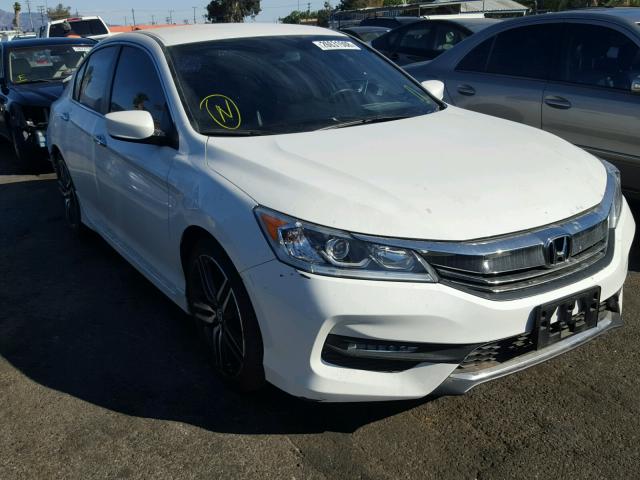 1HGCR2F58GA243949 - 2016 HONDA ACCORD SPO WHITE photo 1