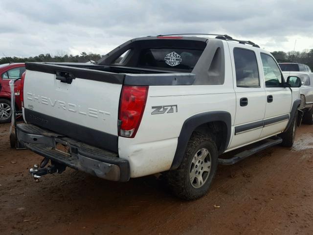 3GNEK13T43G343669 - 2003 CHEVROLET AVALANCHE WHITE photo 4