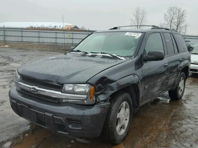 1GNDT13S362350934 - 2006 CHEVROLET TRAILBLAZE GRAY photo 2