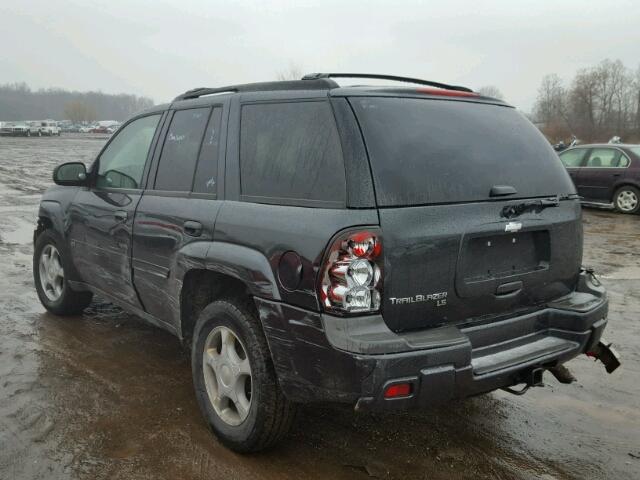 1GNDT13S362350934 - 2006 CHEVROLET TRAILBLAZE GRAY photo 3