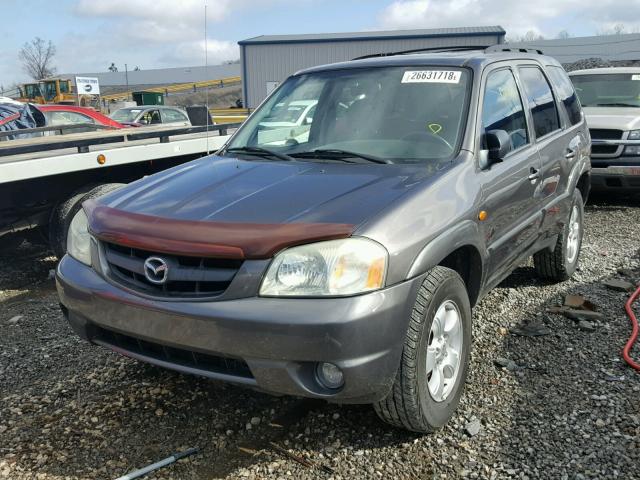 4F2CZ06134KM30070 - 2004 MAZDA TRIBUTE ES GRAY photo 2