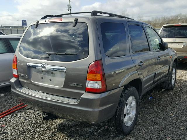 4F2CZ06134KM30070 - 2004 MAZDA TRIBUTE ES GRAY photo 4