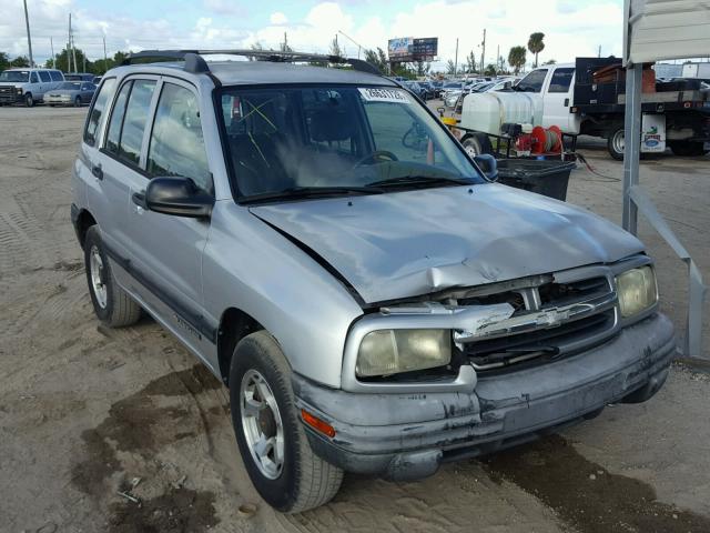 2CNBE13C716960099 - 2001 CHEVROLET TRACKER SILVER photo 1