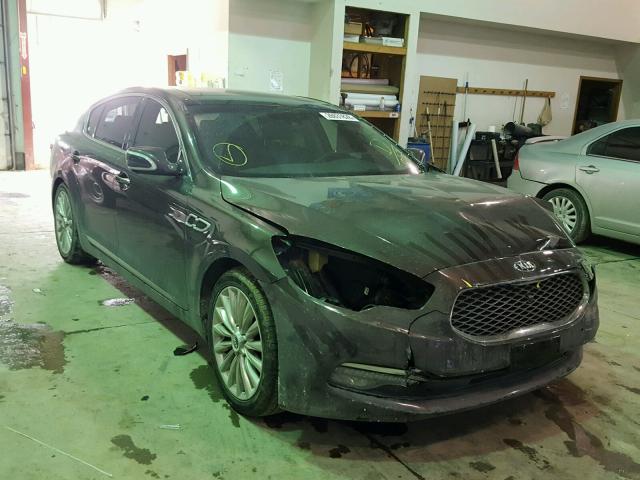 KNALW4D48F6021052 - 2015 KIA K900 BROWN photo 1