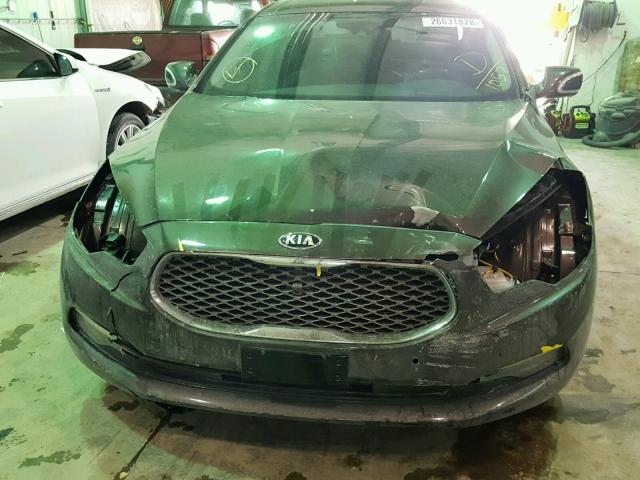 KNALW4D48F6021052 - 2015 KIA K900 BROWN photo 9