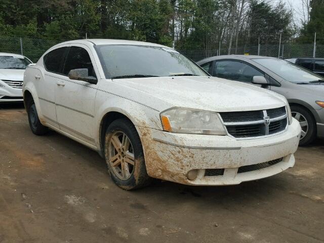 1B3LC56K98N139568 - 2008 DODGE AVENGER SX WHITE photo 1