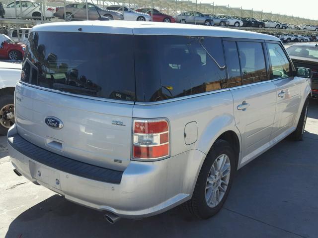 2FMHK6C82DBD03573 - 2013 FORD FLEX SEL ვერცხლისფერი ფოტო 4