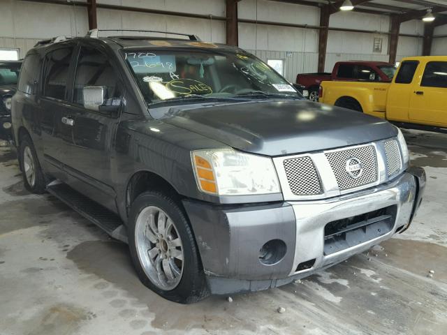 5N1AA08A94N702496 - 2004 NISSAN ARMADA SE CHARCOAL photo 1