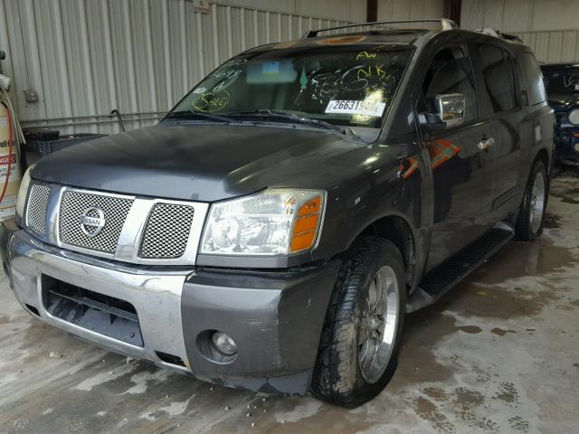 5N1AA08A94N702496 - 2004 NISSAN ARMADA SE CHARCOAL photo 2