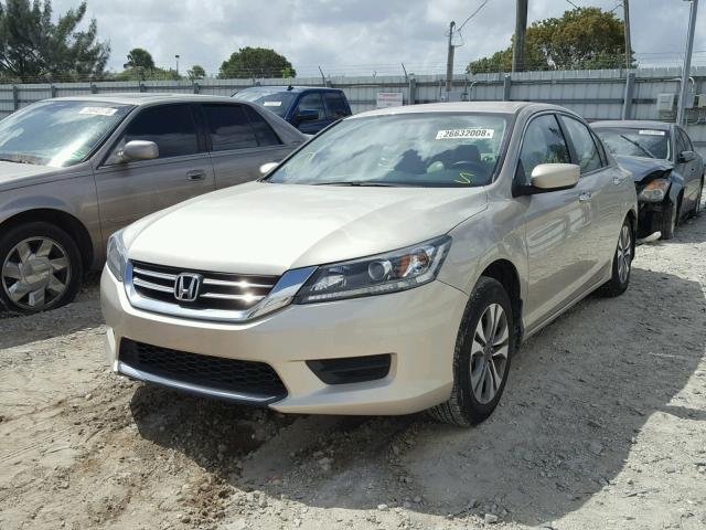 1HGCR2F30FA233199 - 2015 HONDA ACCORD LX GOLD photo 2