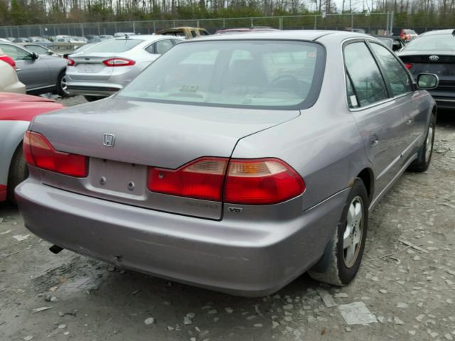 1HGCG1658YA030162 - 2000 HONDA ACCORD EX GRAY photo 4