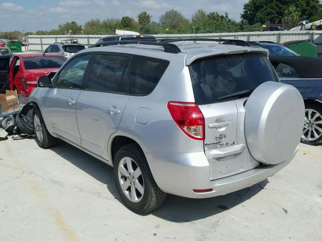 JTMBD31V575092602 - 2007 TOYOTA RAV4 LIMIT SILVER photo 3