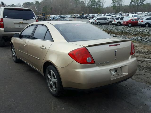 1G2ZF55B164167664 - 2006 PONTIAC G6 SE GOLD photo 3