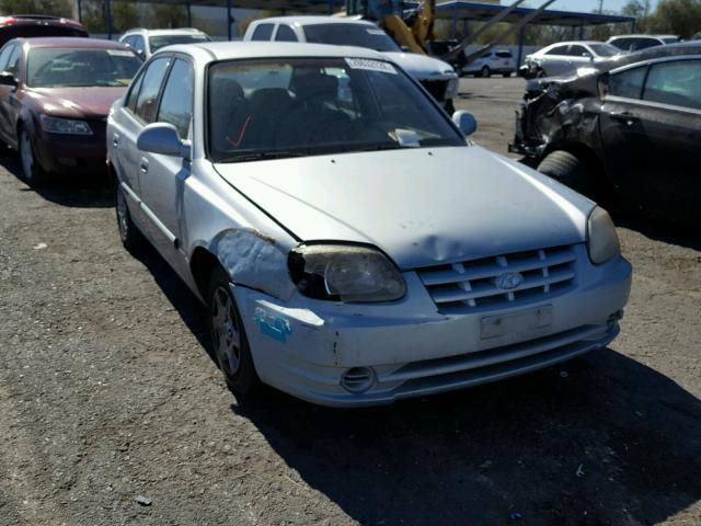 KMHCG45C35U653503 - 2005 HYUNDAI ACCENT GL SILVER photo 1