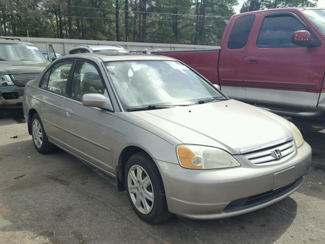 2HGES26813H569840 - 2003 HONDA CIVIC EX ბეჟი ფოტო 1