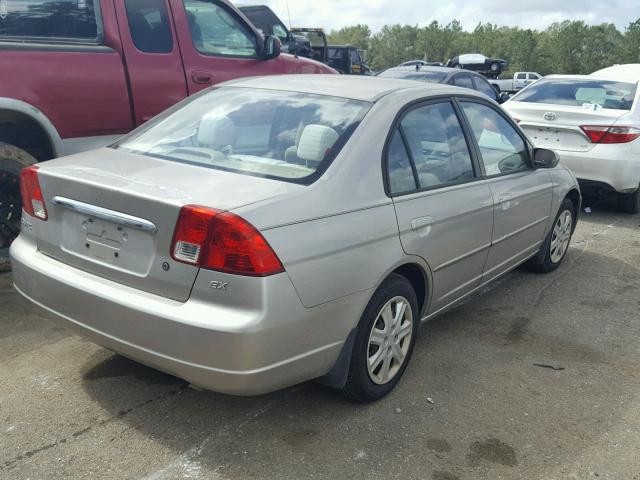 2HGES26813H569840 - 2003 HONDA CIVIC EX ბეჟი ფოტო 4