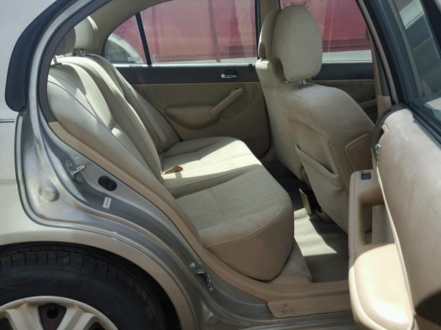 2HGES26813H569840 - 2003 HONDA CIVIC EX ბეჟი ფოტო 6