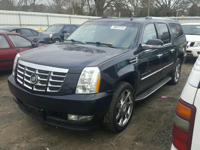 1GYS4HEFXBR190780 - 2011 CADILLAC ESCALADE E BLACK photo 2