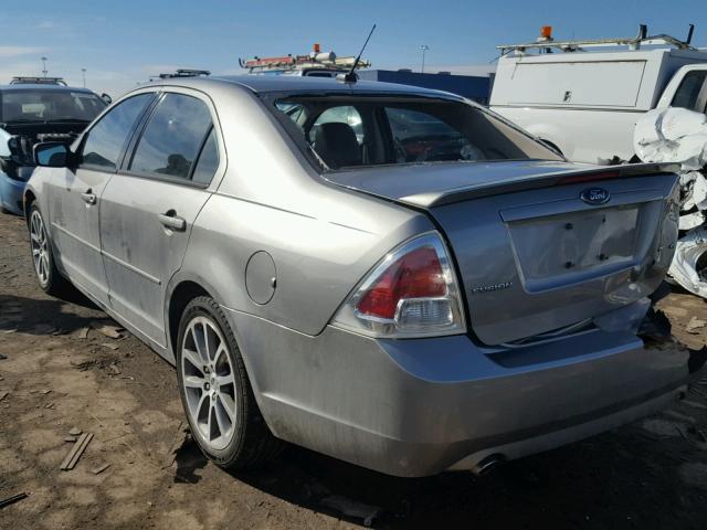 3FAHP07189R111315 - 2009 FORD FUSION SE GRAY photo 3