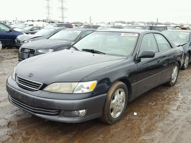 JT8BF28G6Y0258781 - 2000 LEXUS ES 300 BLACK photo 2