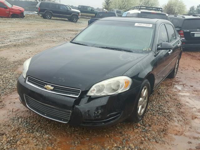 2G1WT55K679297082 - 2007 CHEVROLET IMPALA LT BLACK photo 2