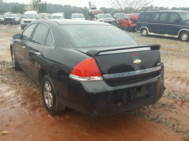 2G1WT55K679297082 - 2007 CHEVROLET IMPALA LT BLACK photo 3