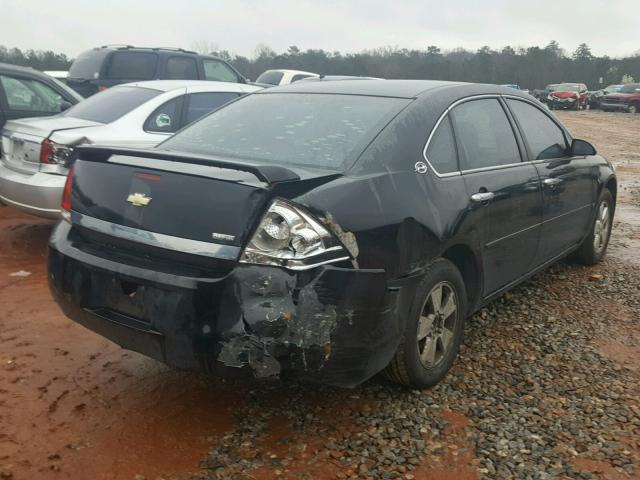 2G1WT55K679297082 - 2007 CHEVROLET IMPALA LT BLACK photo 4