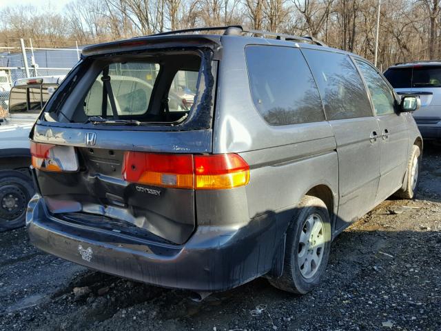 5FNRL18093B141552 - 2003 HONDA ODYSSEY EX GRAY photo 4