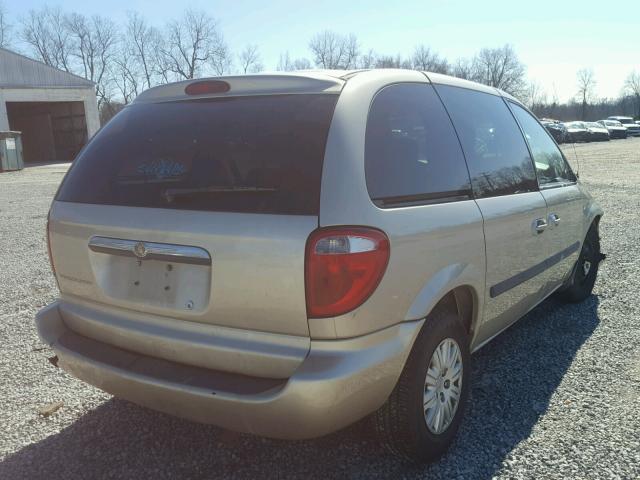 1C4GP45R45B365575 - 2005 CHRYSLER TOWN & COU GOLD photo 4