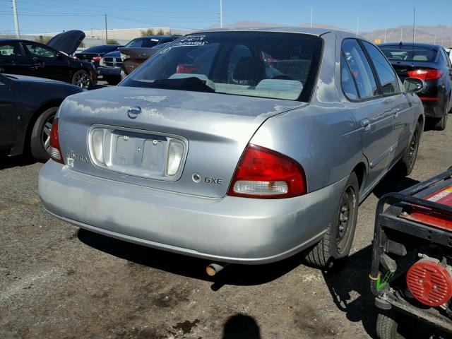 3N1CB51D33L810254 - 2003 NISSAN SENTRA XE SILVER photo 4